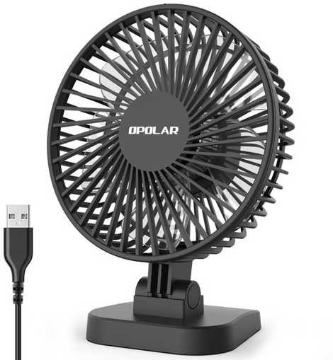 3 Speeds Mini Portable USB Desk Fan